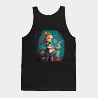 Scary Alice in Wonderland Tank Top